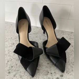 Nine West Black Mcfally Bow Pumps 7m
